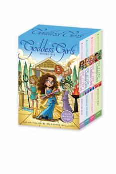 Paperback Goddess Girls Books #1-4 (Charm Bracelet Inside!): Athena the Brain; Persephone the Phony; Aphrodite the Beauty; Artemis the Brave Book