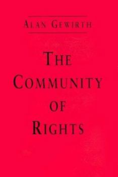 Paperback The Community of Rights Book