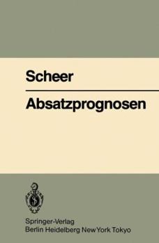 Paperback Absatzprognosen [German] Book