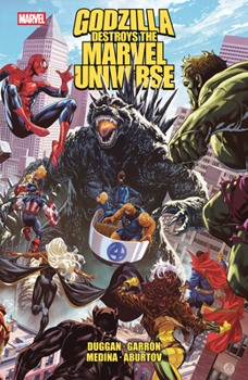 Paperback Godzilla Destroys the Marvel Universe Book
