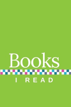 Paperback Books I Read: A Book Review Journal, with Green Cover Book