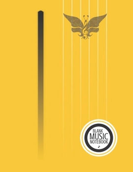 Paperback Blank Music Notebook: Music Manuscript Paper For Notes, Blank Notebook 12 Staves, 120 Pages, 60 Sheets, 8,5" x 11", Abstract Cover Design (v Book