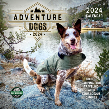 Calendar Adventure Dogs 2024 Wall Calendar: Hiking, Camping, and Traveling with Courageous Canines Book