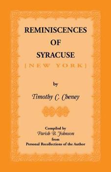 Paperback Reminiscences of Syracuse Book