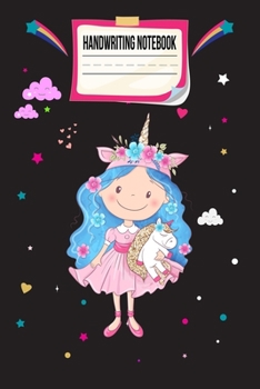 Paperback Handwriting Notebook: Handwriting Practice Paper, ABC Kids, Notebook with Dotted Lined Sheets for K-3 Students 100 Pages Book