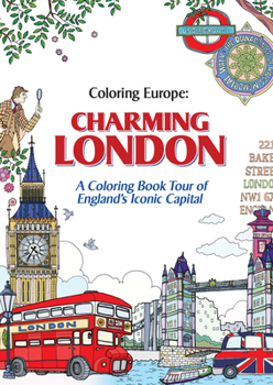 Paperback Coloring Europe: Charming London Book