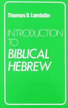 Paperback Introduction to Biblical Hebrew Book