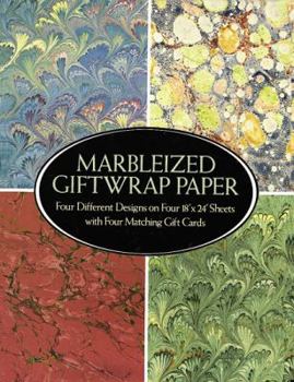 Marbleized Giftwrap Paper