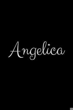 Paperback Angelica: notebook with the name on the cover, elegant, discreet, official notebook for notes Book