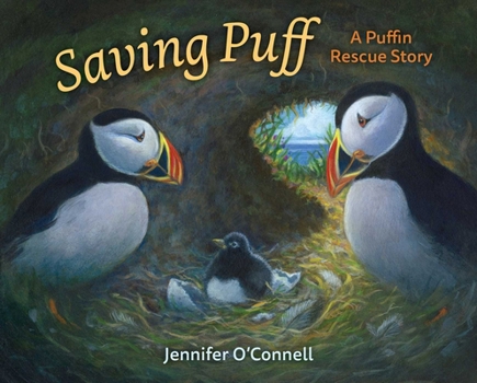 Hardcover Saving Puff: A Puffin Rescue Story Book