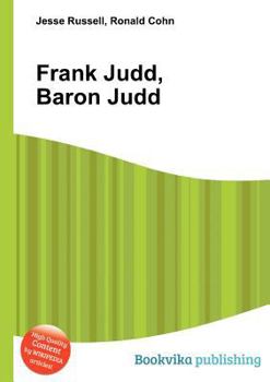 Paperback Frank Judd, Baron Judd Book
