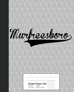 Paperback Graph Paper 5x5: MURFREESBORO Notebook Book