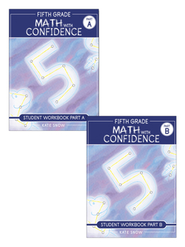Paperback Fifth Grade Math with Confidence Student Workbook Bundle Book