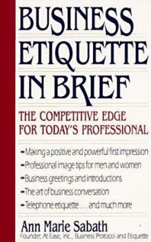 Paperback Business Etiquette in Brief Book