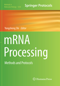 Paperback Mrna Processing: Methods and Protocols Book