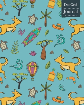Dot Grid Journal: Notebook Planner with Australia Themed Cover Design