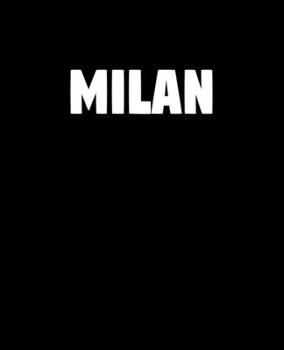 Milan: A Home Design decorative book for coffee tables, shelves, end tables, and interior design styling - Housewarming Gift Decorum - stack decor books together to create a custom look to any room in