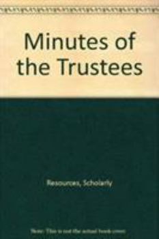 Hardcover Minutes of the Trustees Book