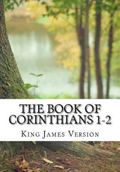 Paperback The Book of Corinthians 1-2 (KJV) (Large Print) [Large Print] Book