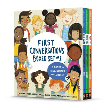 Hardcover First Conversations Boxed Set #1: 3 Books on Race, Gender, and Consent Book