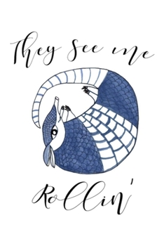 They see me Rollin': Dot Grid Journal, 110 Pages, 6X9 inches, Lyrics Quote With Watercolor Graphic on White matte cover, dotted notebook, bullet ... for teens men women girls boys kids children