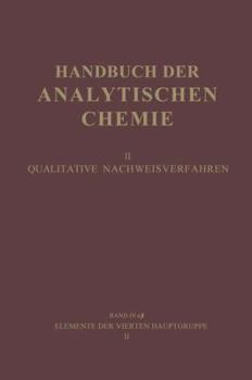 Elemente Der Vierten Hauptgruppe II: Germanium . Zinn