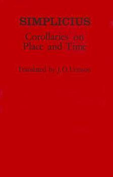 Hardcover Corollaries on Place and Time Book