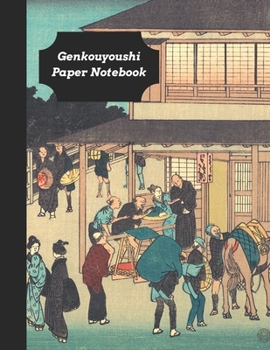 Genkouyoushi Paper Notebook: Practice Writing Kana & Kanji Characters: Great Vintage Classic Gift For Japanese Foreign Learners & Expats (Genkouyoushi Vintage)
