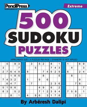 Paperback 500 Sudoku Puzzles: Big Book of 500 Extreme Sudoku Puzzles Book