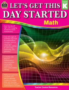 Paperback Let's Get This Day Started: Math (Gr. K) Book