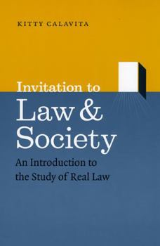 Paperback Invitation to Law and Society: An Introduction to the Study of Real Law (Chicago Series in Law and Society) Book
