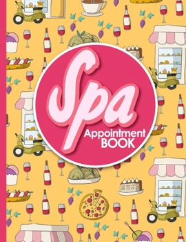 Paperback Spa Appointment Book: 7 Columns Appointment Note, At A Glance Appointment Book, Large Appointment Book, Cute Rome Cover Book