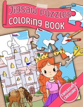 Paperback Jigsaw Puzzles Coloring Book: Fantastic creature edition Book