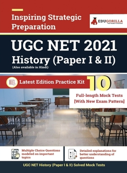 Paperback UGC NET History 2021 10 Full-length Mock Test (Paper I & II) With Latest Exam Pattern Book