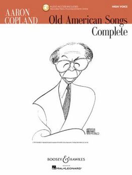 Paperback Aaron Copland - Old American Songs Complete Book/Online Audio [With CD (Audio)] Book