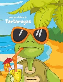 Paperback Livro para Colorir de Tartarugas [Portuguese] Book