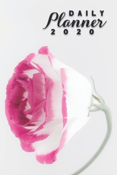 Paperback Daily Planner 2020: Rose Flowers Gardening 52 Weeks 365 Day Daily Planner for Year 2020 6x9 Everyday Organizer Monday to Sunday Flower Gro Book