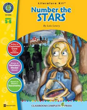 Paperback A Literature Kit for Number the Stars, Grades 5-6 [With 3 Overhead Transparencies] Book