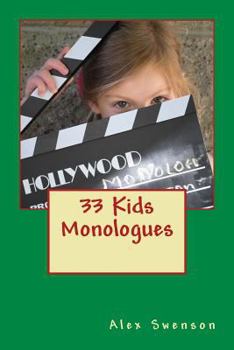 Paperback 33 Kids Monologues Book