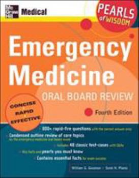 Paperback Emergency Medicine Oral Board Review Book