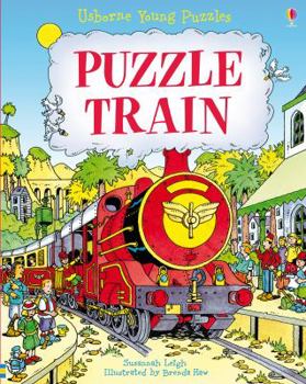 Hardcover Young Puzzles Puzzle Train Book