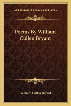 Paperback Poems By William Cullen Bryant Book