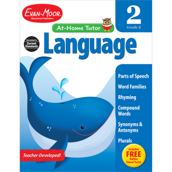 Paperback At Home Tutor Language, Grade 2 Book