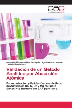 Paperback Validación de un Método Analítico por Absorción Atómica [Spanish] Book