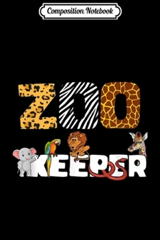 Composition Notebook: Zookeeper African Savanna Animal Print Gift  Journal/Notebook Blank Lined Ruled 6x9 100 Pages