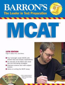 Paperback Barron's MCAT: Medical College Admission Test [With CDROM] Book