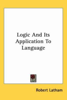 Paperback Logic and Its Application to Language Book