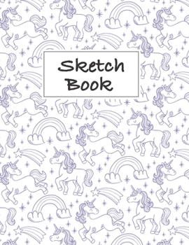 Unicorn Color me Cover Sketch Book: colored sketch book, color sketch book, colorful sketch book, coloring sketch book, unicorn sketch book, color ... gift, blank sketch book, self coloring book
