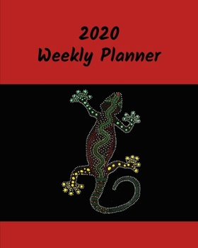 2020 Weekly Planner: Gecko; January 1, 2020 - December 31, 2020; 8" x 10"