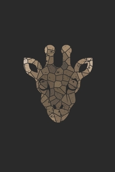 Giraffe Mosaic: Graph Paper Notebook (6" x 9" - 120 pages) ~ Animal Mosaic Themed Notebook for Daily Journal, Diary, Gift